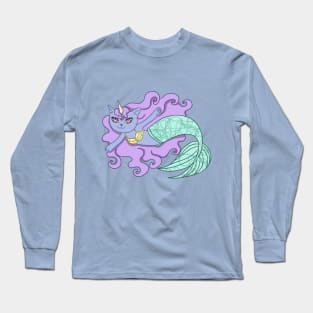 Unicorn cat mermaid Long Sleeve T-Shirt